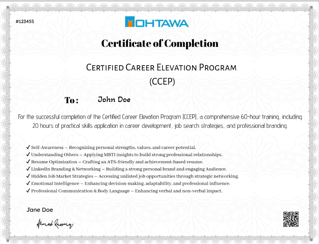 Certificates